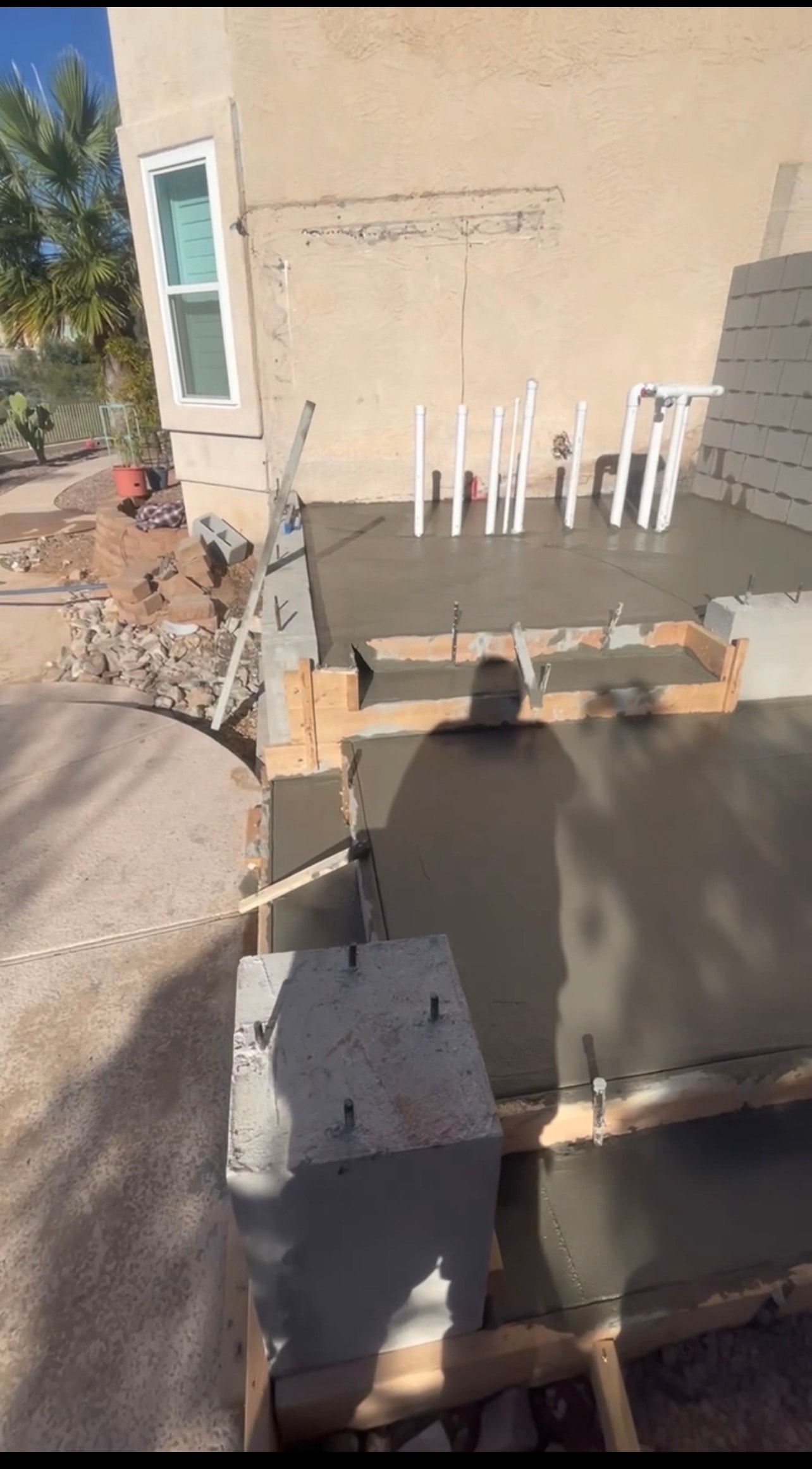 Pool Equipment Room & Inverted Steps